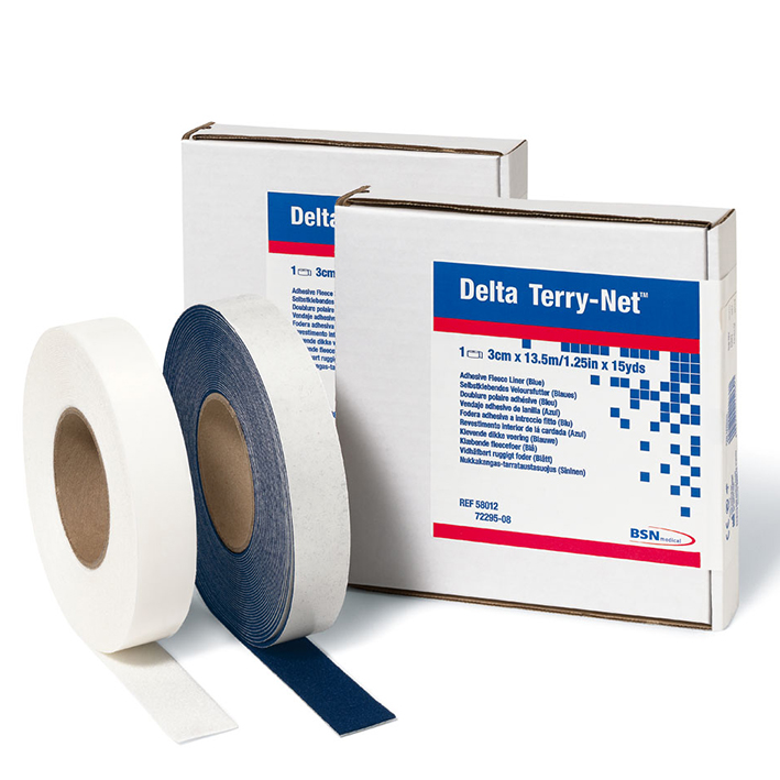 Delta Terry-Net selbstklebendes Randpolster, 13,5 m x 3,2 cm, blau