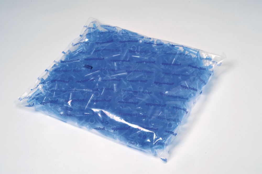 Tubes 3810X 1,5 ml blau, konisch mit Deckel (1000 Stck.)