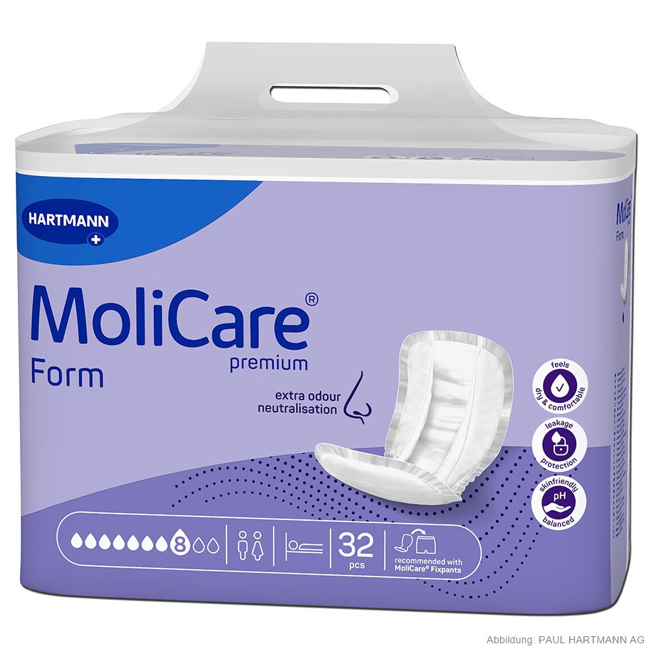 MoliCare Premium Form super plus 8 Tropfen Inkontinenzeinlagen (32 Stck.)