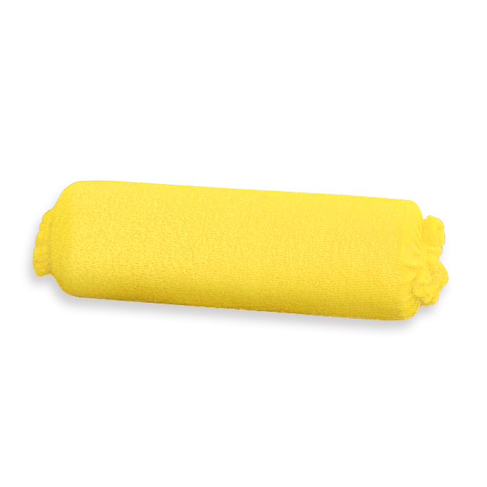 Nackenrollenbezug Frottee gelb, für Rollen 40 cm