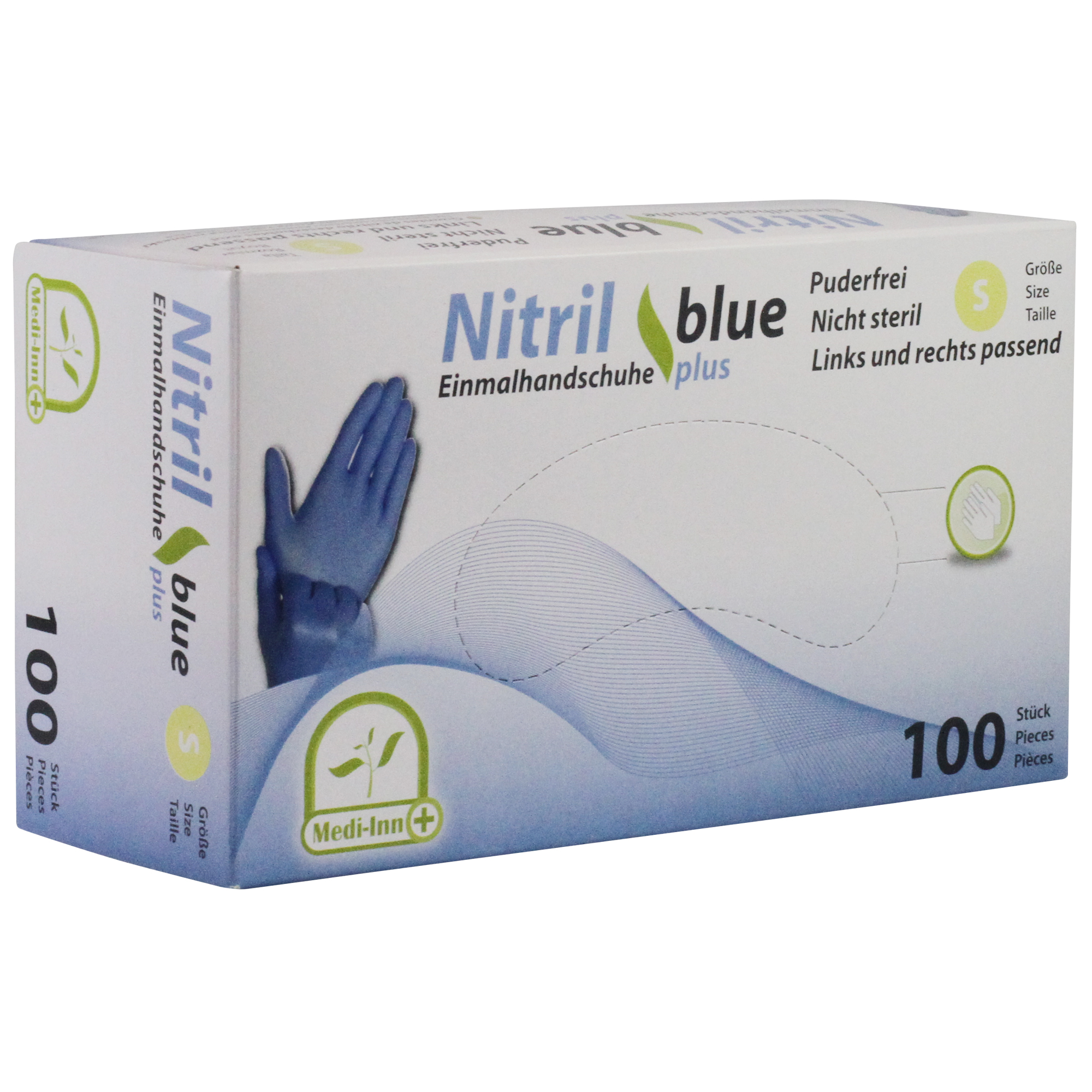 Medi-Inn Nitril Einmalhandschuhe blue plus