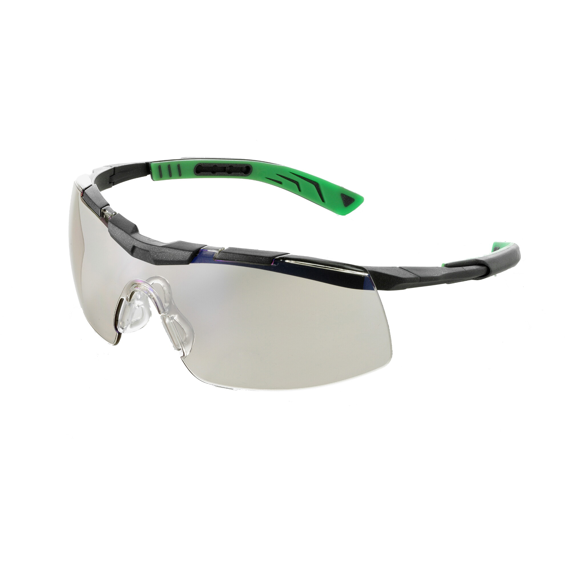 UNIVET® 5X6 Schutzbrille Grau/Grün UV400