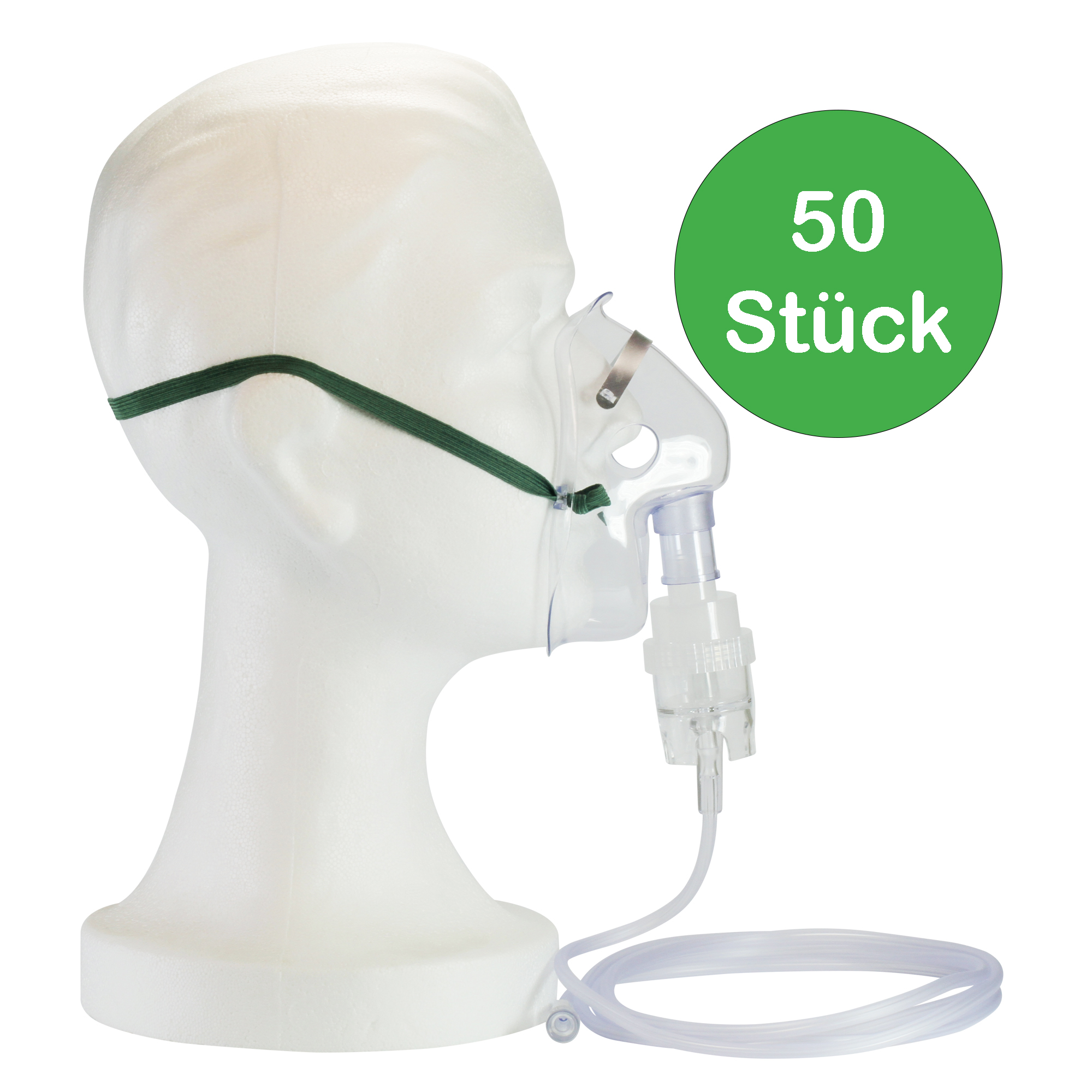 50 x Vernebler Set mit Sauerstoffmaske 6 ml für Erwachsene