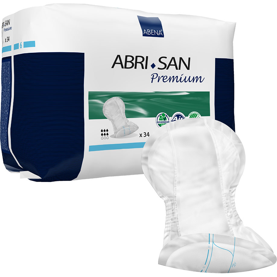 Abri-San Premium Nr. 6 Inkontinenz- einlagen (34 Stck.) 1000021308#