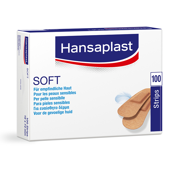 Hansaplast Soft Wundstrips, 1,9 x 7,2 cm (100 Stck.)