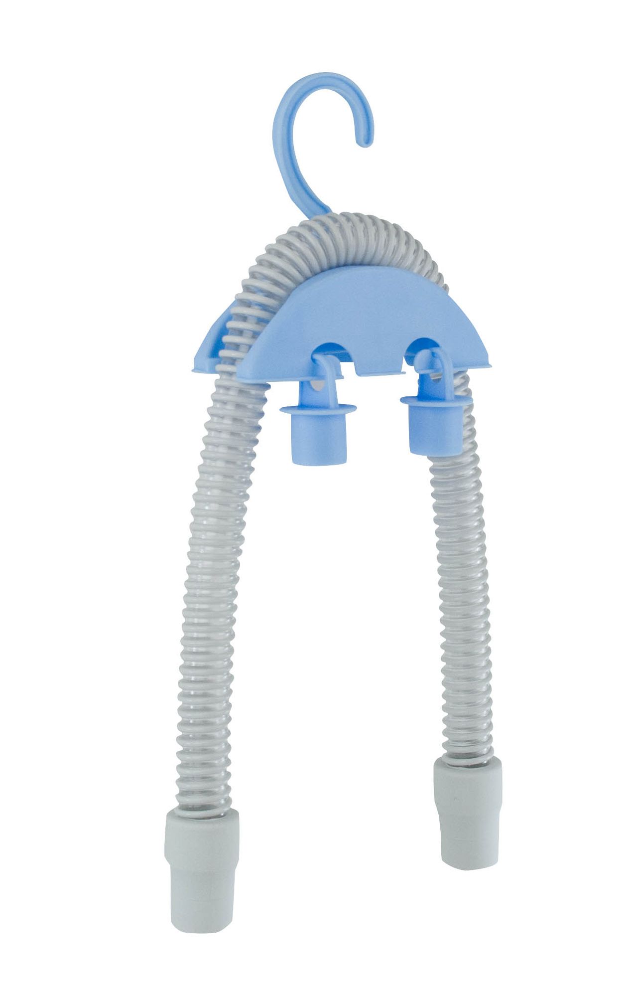 Set zum Reinigen von CPAP Zubehör - bestehend aus Reinigungsmittel, Reinigungsbürste und Reinigungssystem.