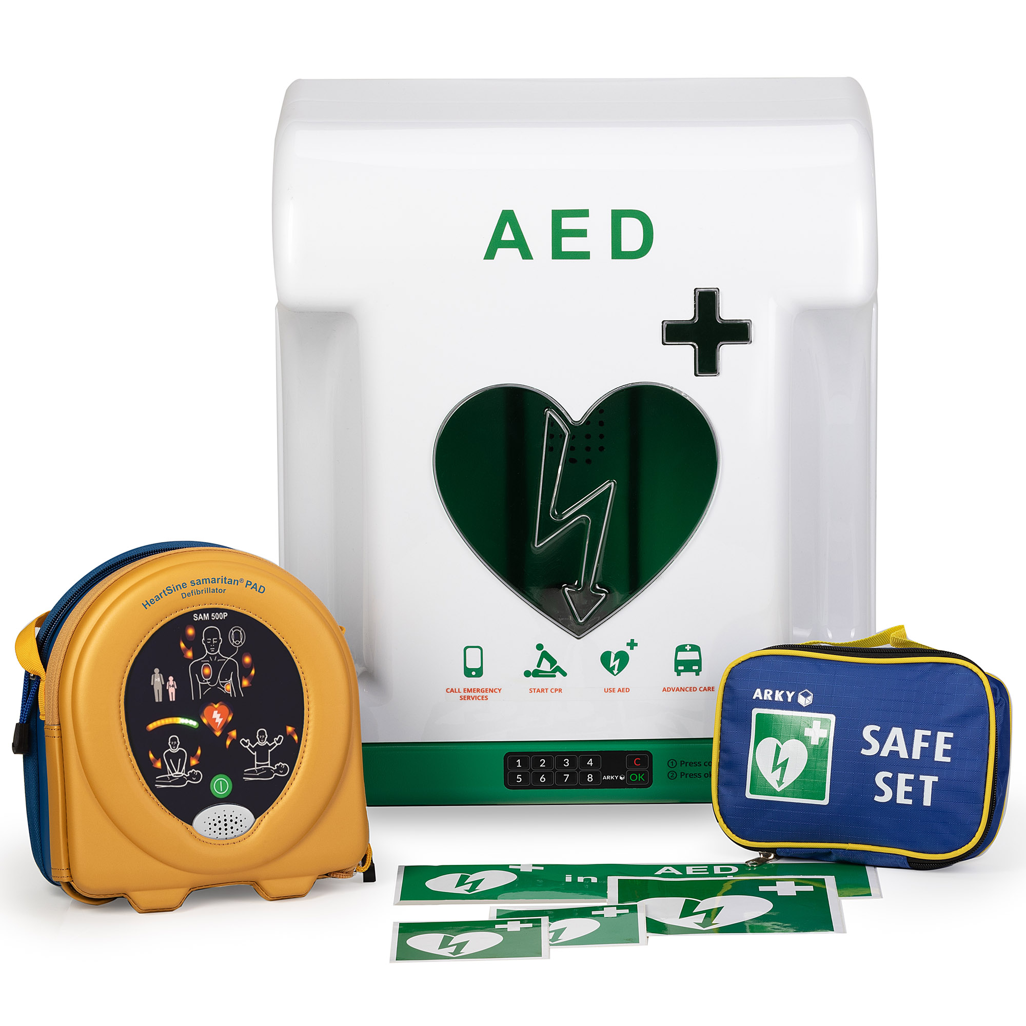 HeartSine Samaritan PAD 500P AED halbautomatischer Defibrillator