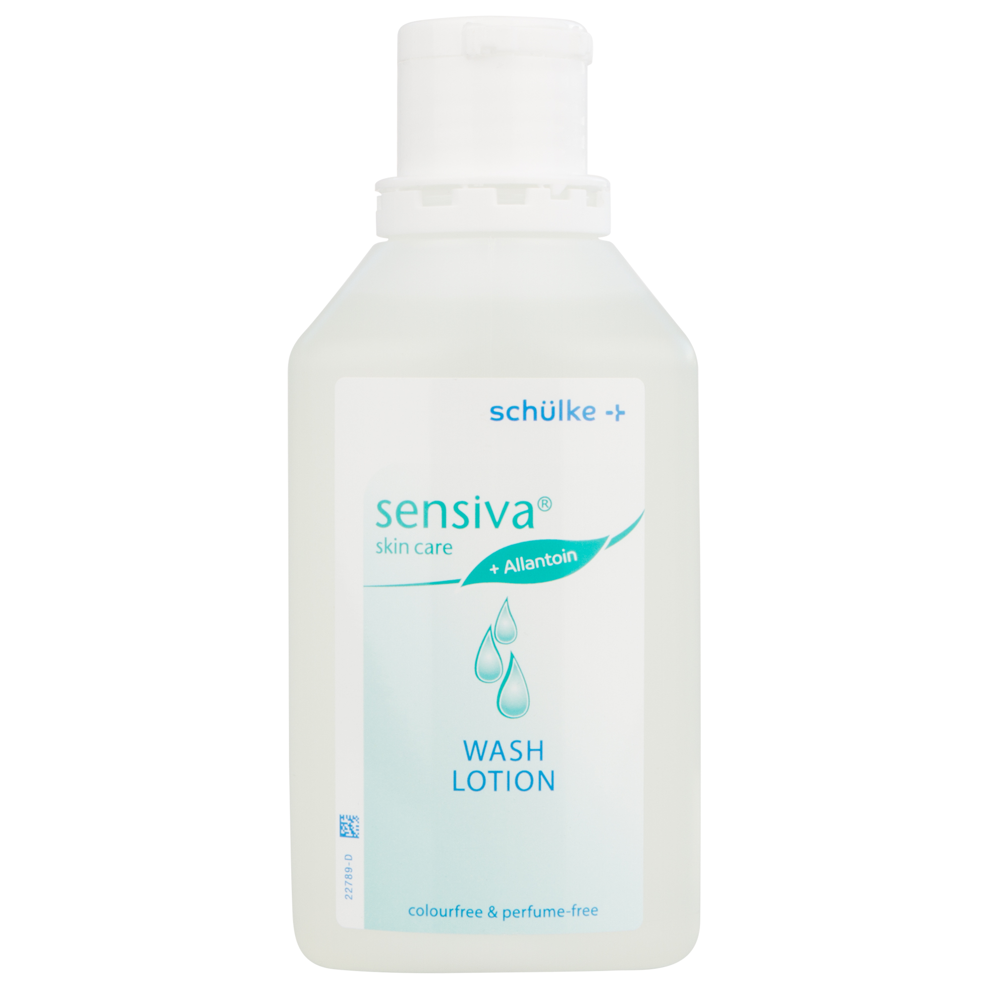sensiva wash lotion - Waschlotion von Schülke. Hautschonendes, farbstoff- und parfümfreies Präparat mit Allantoin zur Hände- und Körperreinigung. 500 ml, 1000 ml oder 5000 ml.