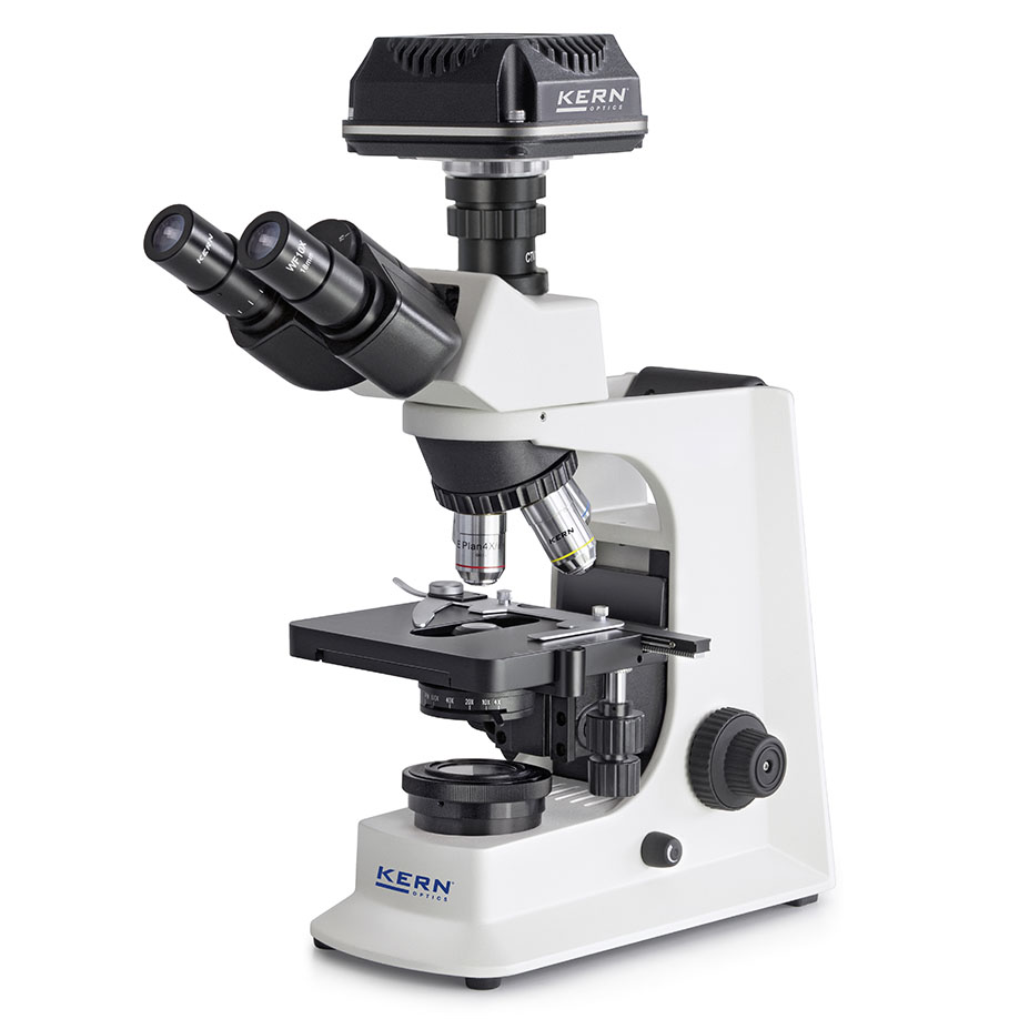 trinokulares Durchlichtmikroskop OBL 137 inkl. Kamera, Software und Adapter