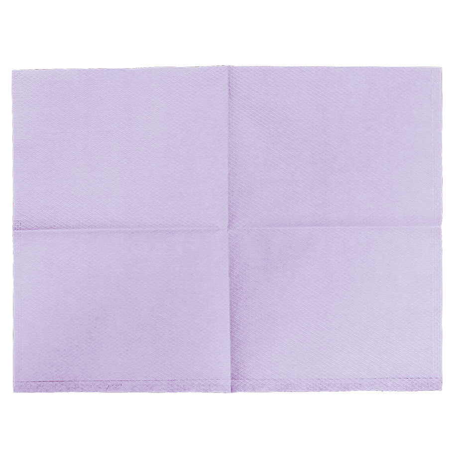 Kopfstützenschoner Tissue/PE, 25 x 33 cm, lilac afterglow (500 Stck.)