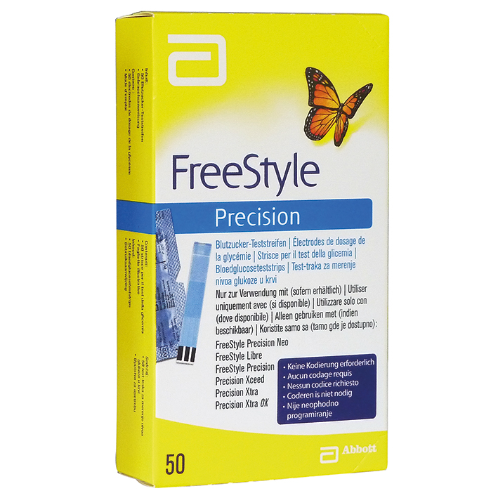 FreeStyle Precision Blutzuckerteststreifen (50 T.)