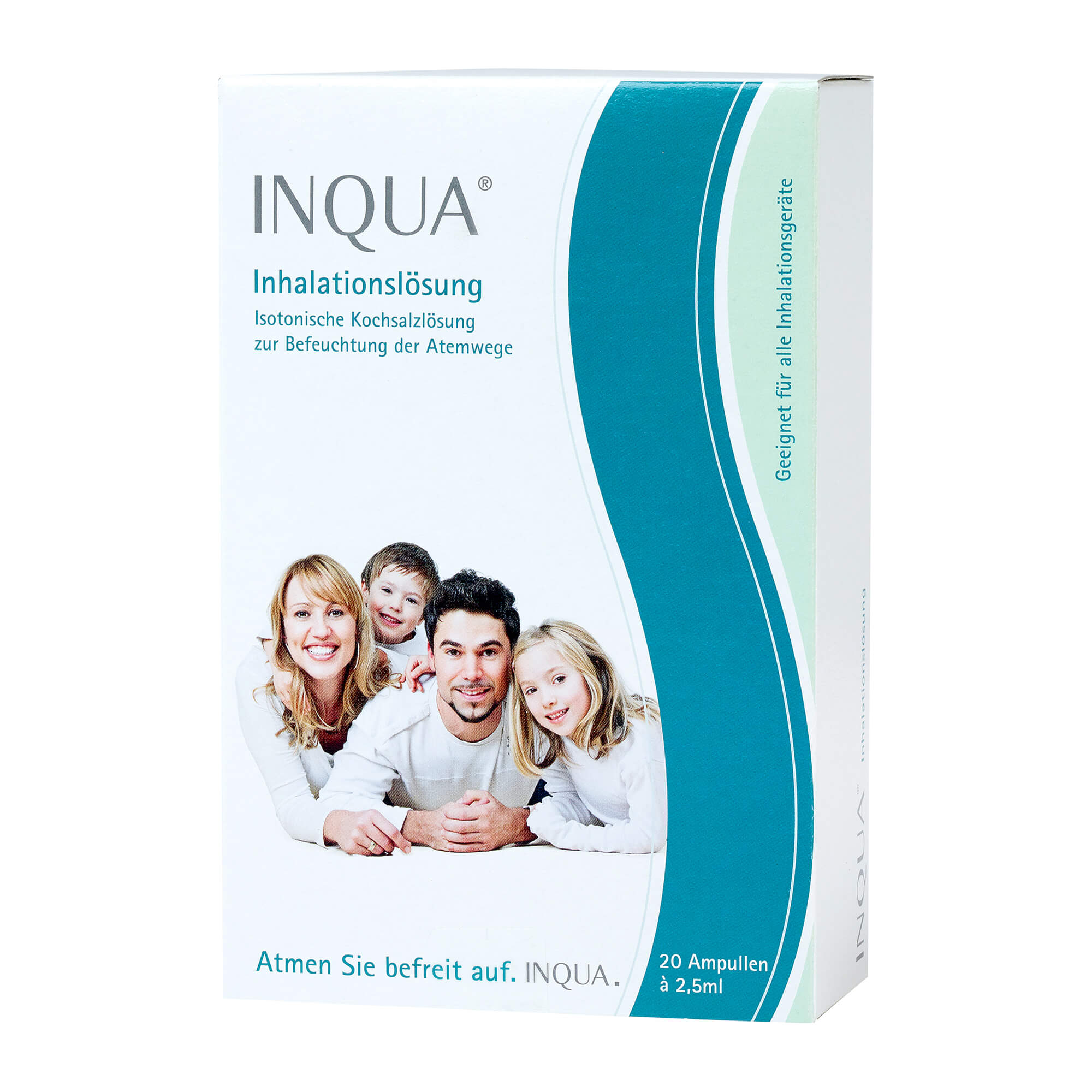 INQUA NaCl Inhalationslösung 0,9 % Isotone Salzlösung Steril 2,5 ml