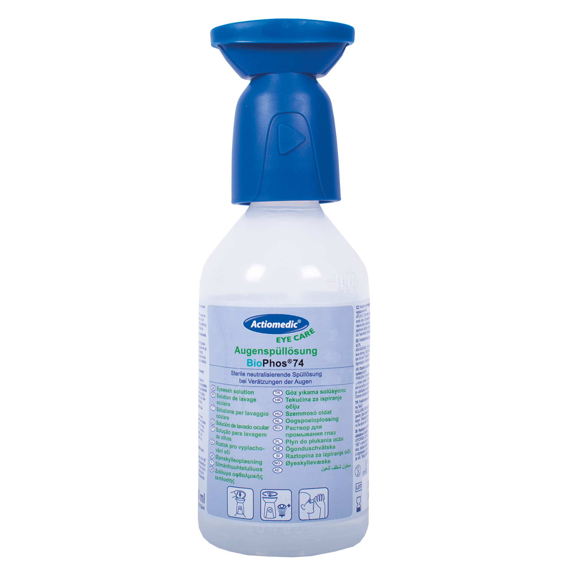 Actiomedic® EYE CARE Augenspülflasche mit BioPhos®74 250 ml