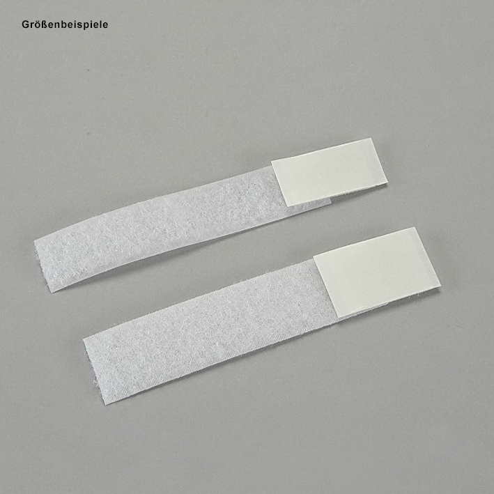 Klettband zur Fixierung der Stack-Schienen, klein, 10 x 2 cm