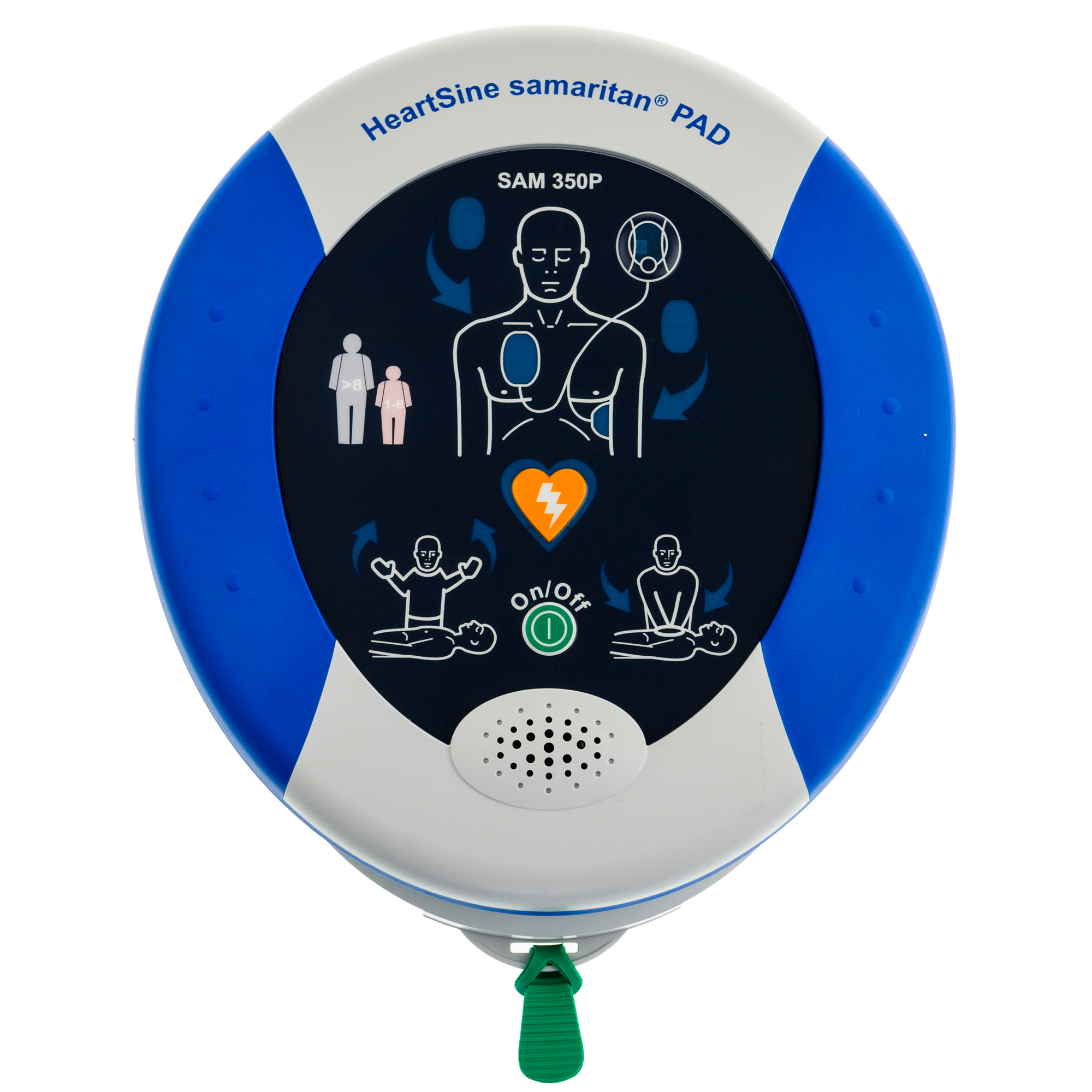 HeartSine Samaritan PAD 350P AED Defibrillator halbautomatisch