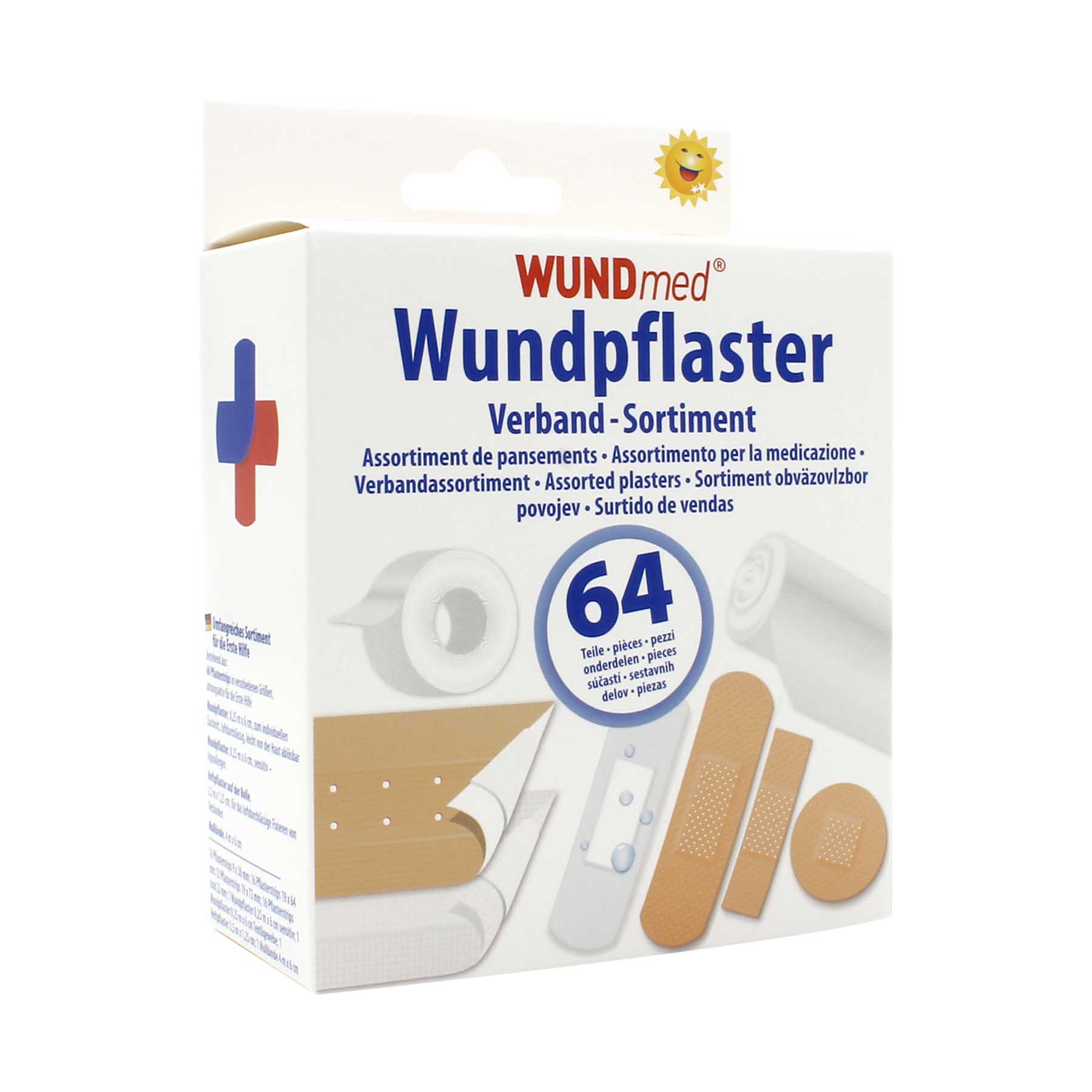 WUNDmed® Wundpflaster-Set 64-teilig