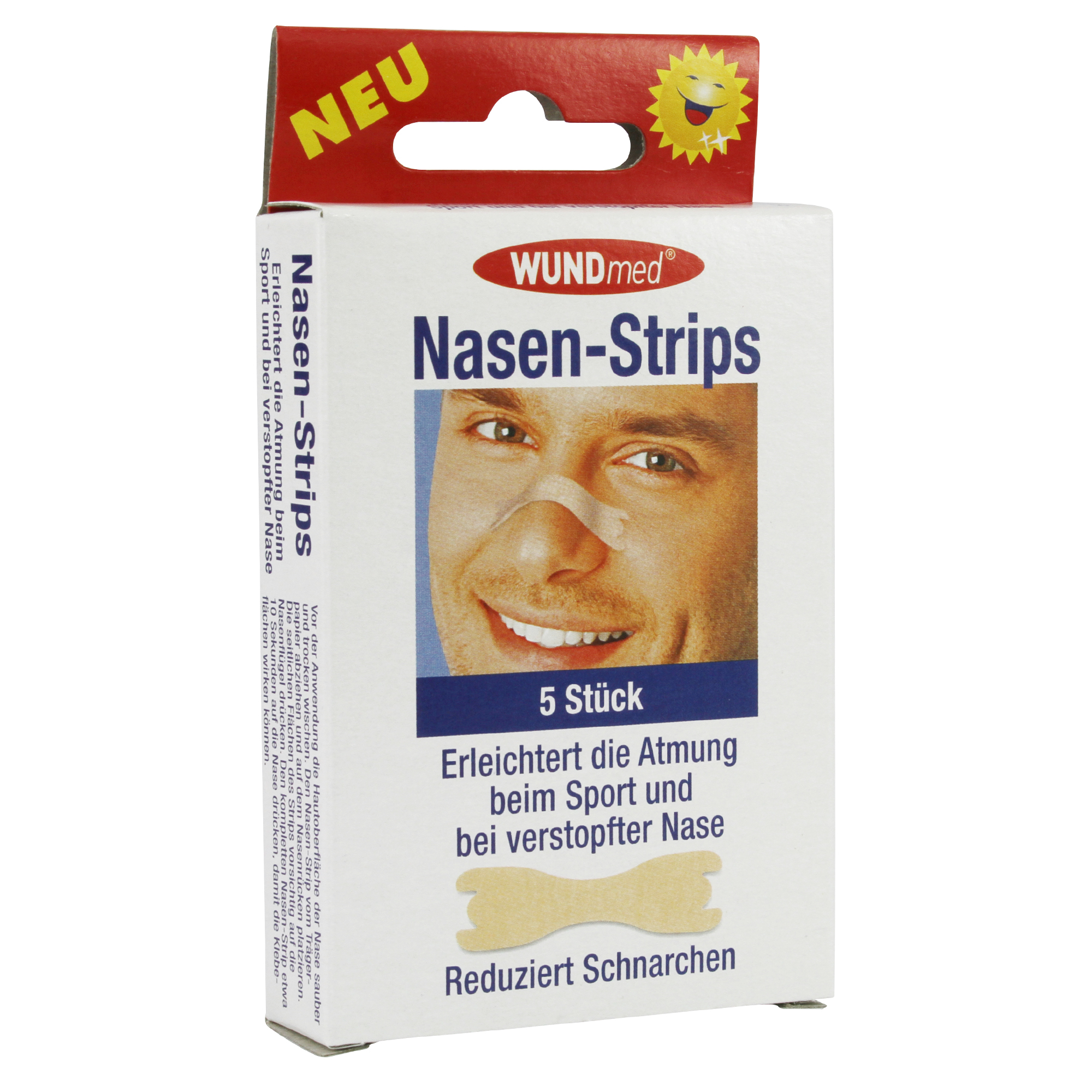 WUNDmed® Nasen-Strips 24 x 5 Stück