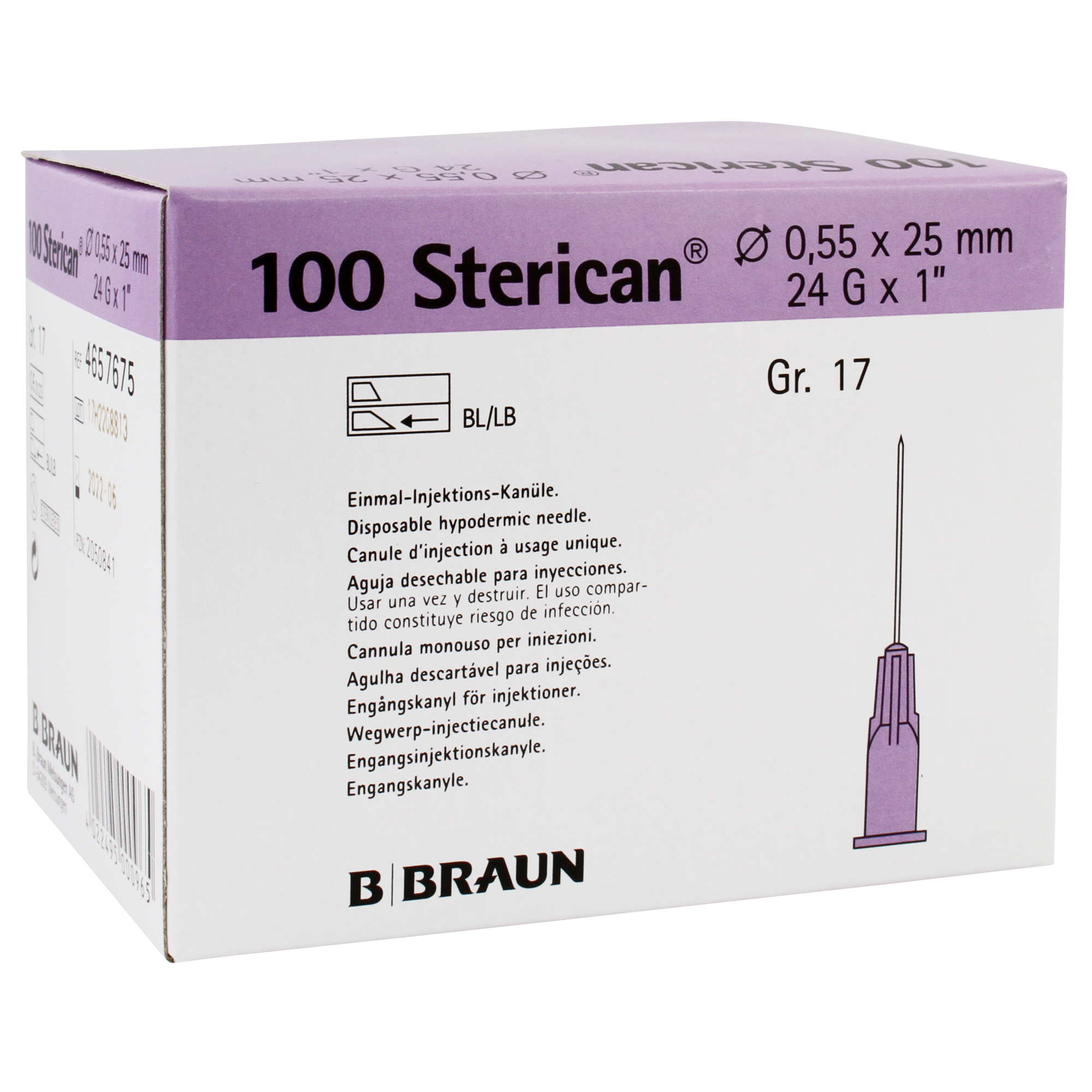 Sterican Einmal-Injektions-Kanülen 100 Stück