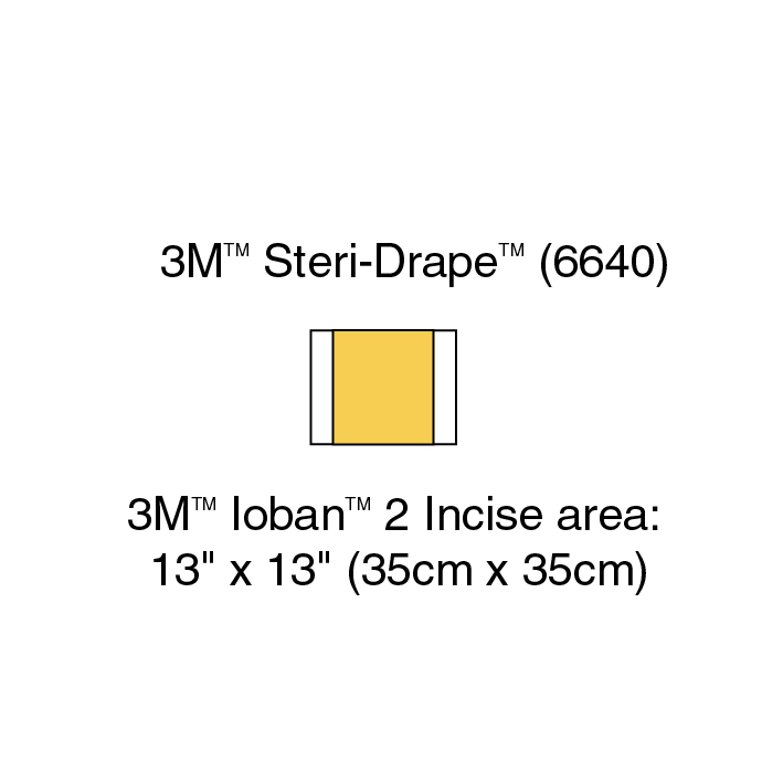 3M Ioban 2 Inzisionsfolien 35 x 60 cm Inzisionsfeld 35 x 35 cm (10 Stck.)