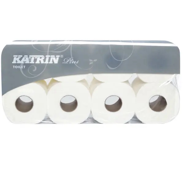 SACK *Katrin Plus Toilettenpapier* weiß, Pack: 6 x 8 Rollen