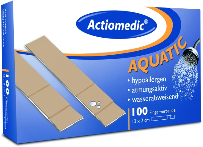 Actiomedic® AQUATIC Fingerverband Hautfarben 12 x 2 cm