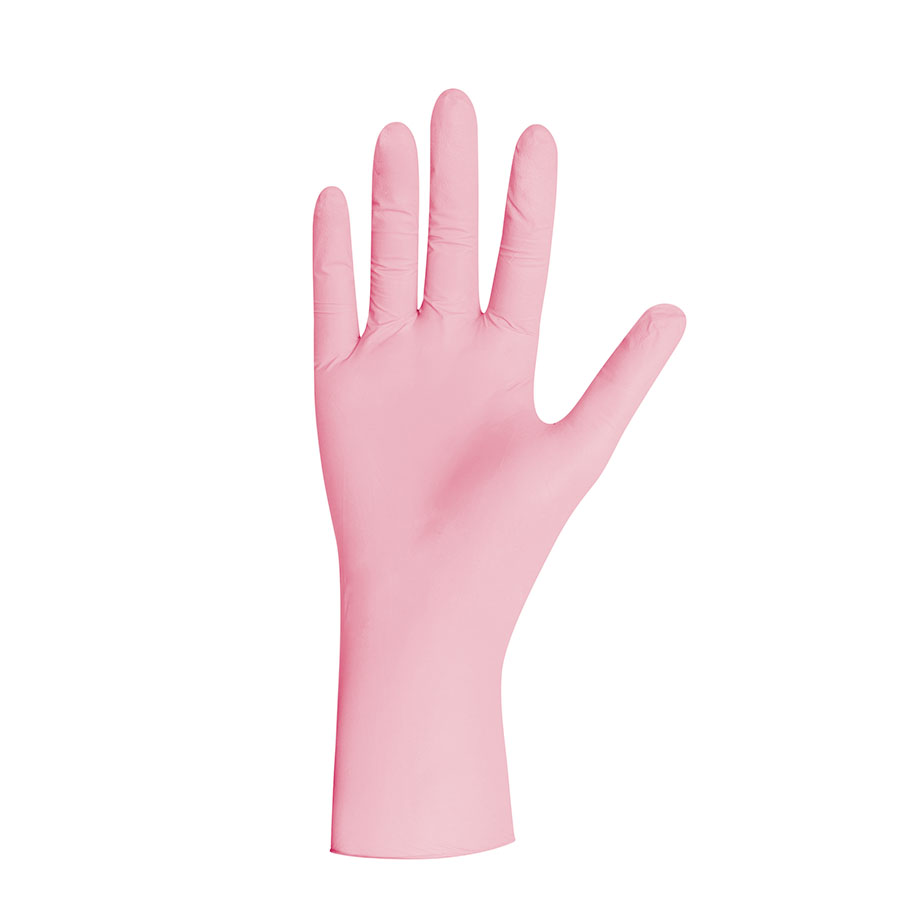 Pink Pearl Nitril U.-Handschuhe Gr. L unsteril puderfrei pink (100 Stck.)