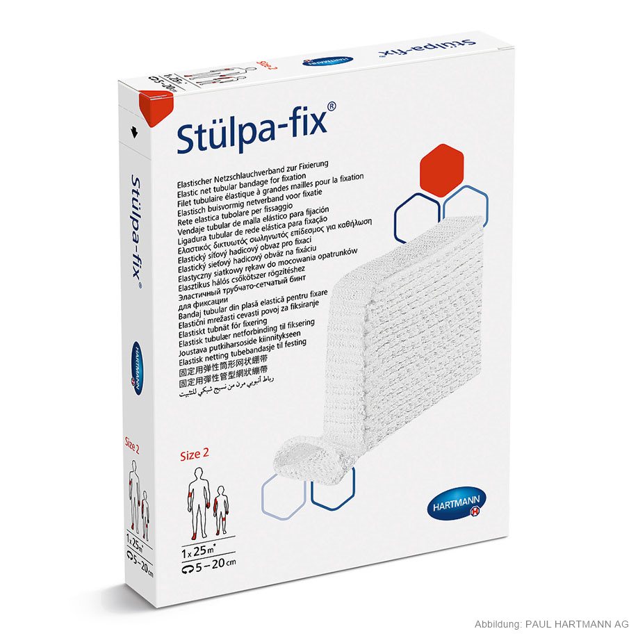 Stülpa-fix Gr. 2 (gedehnt 25 m) für Mehr -fingerverbände, Kinderbein-/armverbände