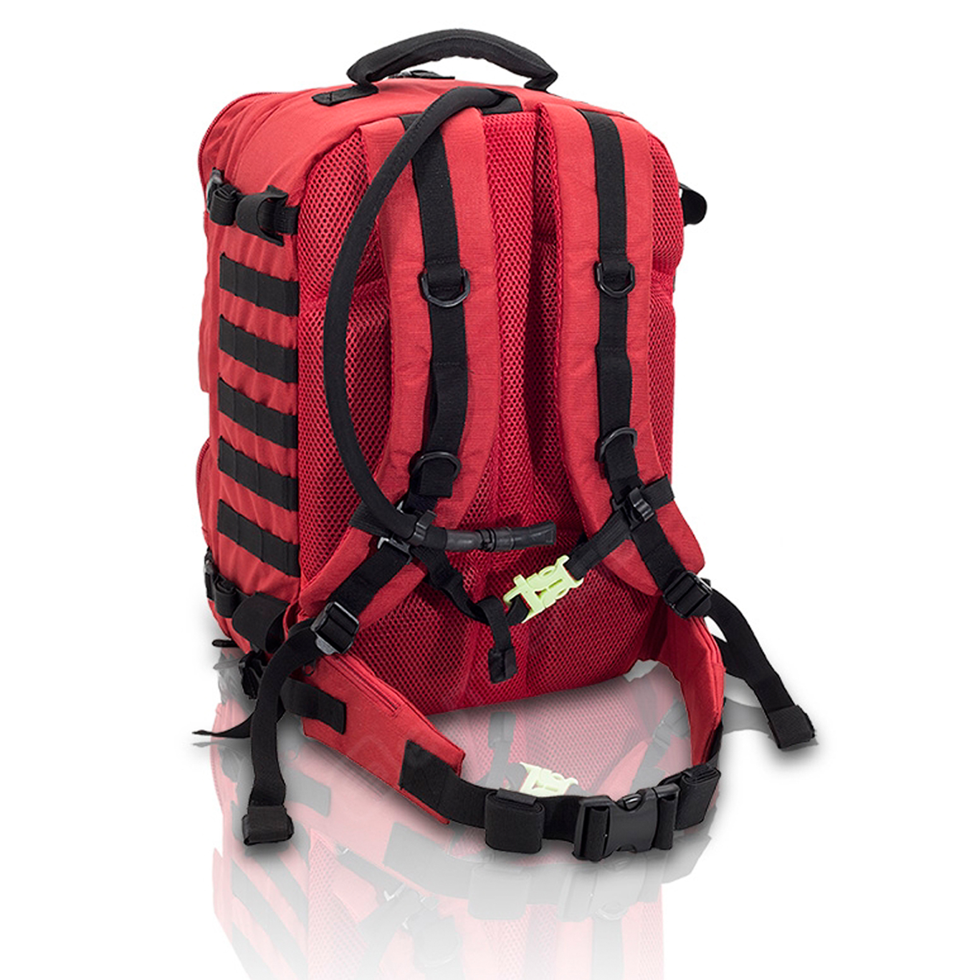 Elite Bags PARAMED'S EVO. Individuell anpassbarer und erweiterbarer Notfallrucksack mit variablem und großzügigem Innenraum, inklusive herausnehmbaren Modultaschen und Ampullarium. 
