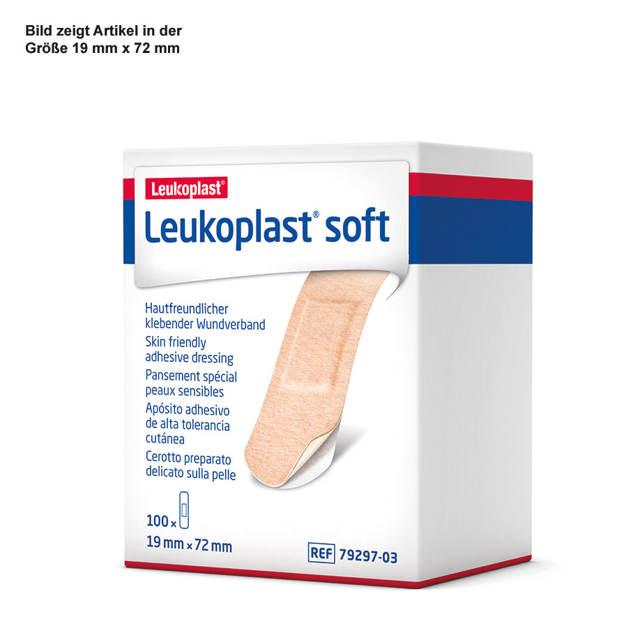 Leukoplast Soft Wundstrips 2,8 x 7,2 cm (100 Stck.)
