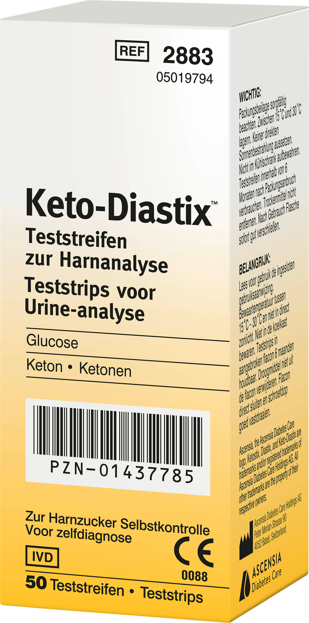 Keto-Diastix Harnteststreifen (50 T.)