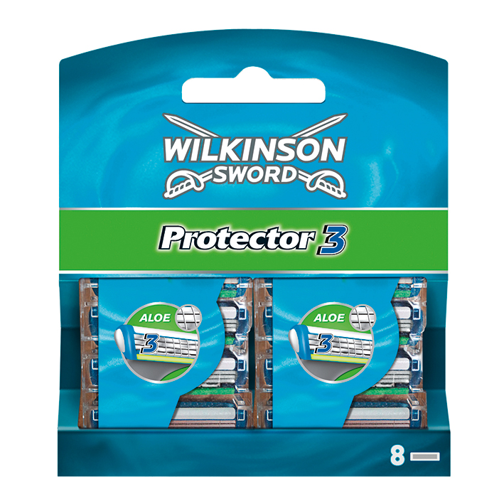 Ersatzklingen Typ 5136 für Wilkinson Protector 3 (8 Stck.)