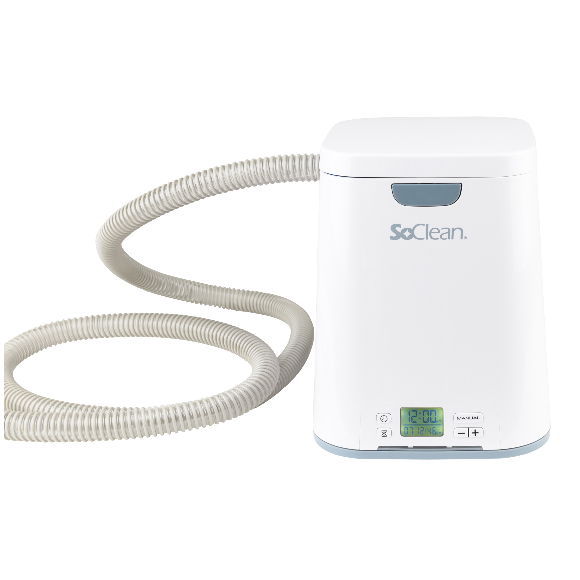 CPAP Desinfektionsgerät SoClean 2 mit Ersatzpatronenfilter mit Rückschlagventil.