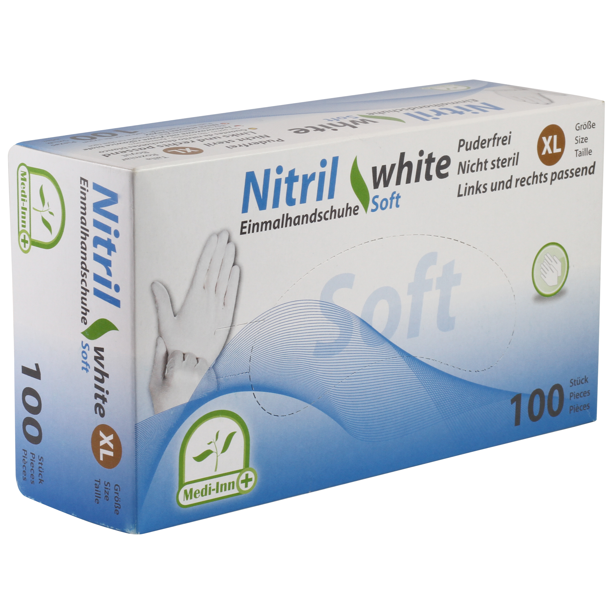 Medi-Inn Nitril Einmalhandschuhe white soft