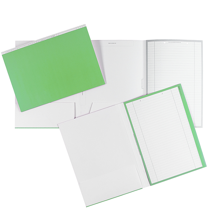 Karteimappen DIN A4 quer grün für alle Fachrichtungen (100 Stck.)
