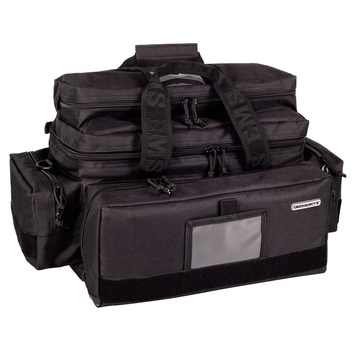 Emergency's GREAT CAPACITY Notfalltasche Schwarz - Notfalltasche mit großzügigem Platzangebot für vielfältige Einsatzbereiche. 55 x 34 x 32 cm.