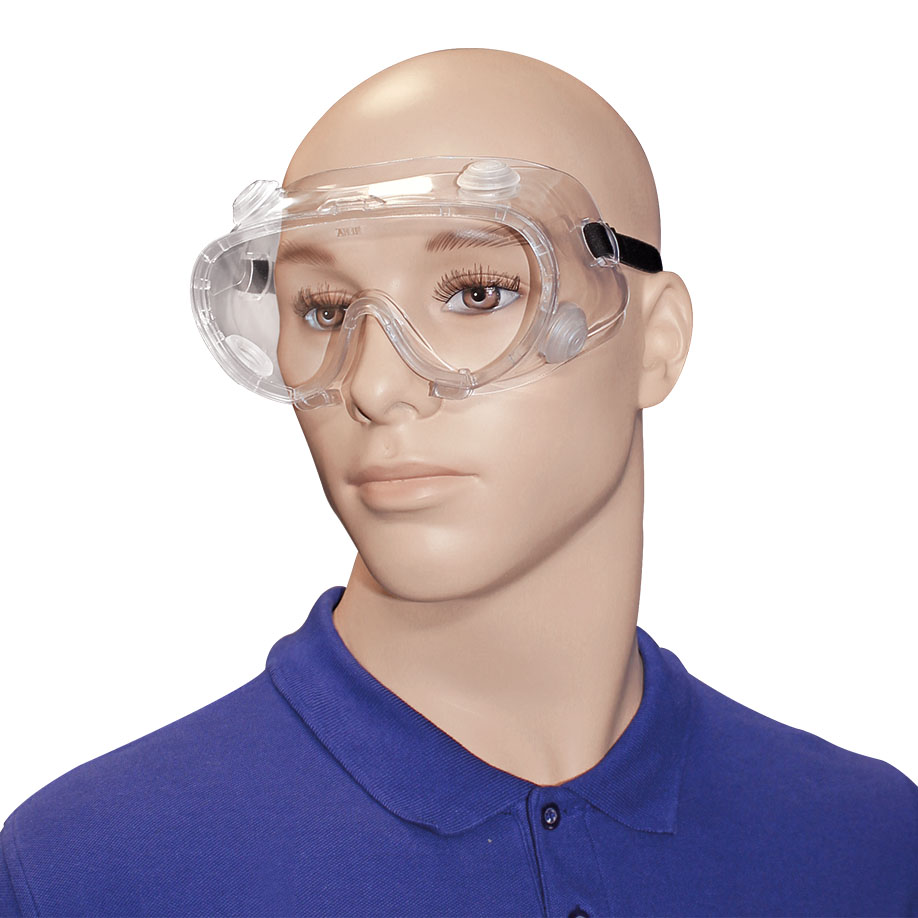 Vollsicht-Schutzbrille mit indirekter Belüftung und Antibeschlag