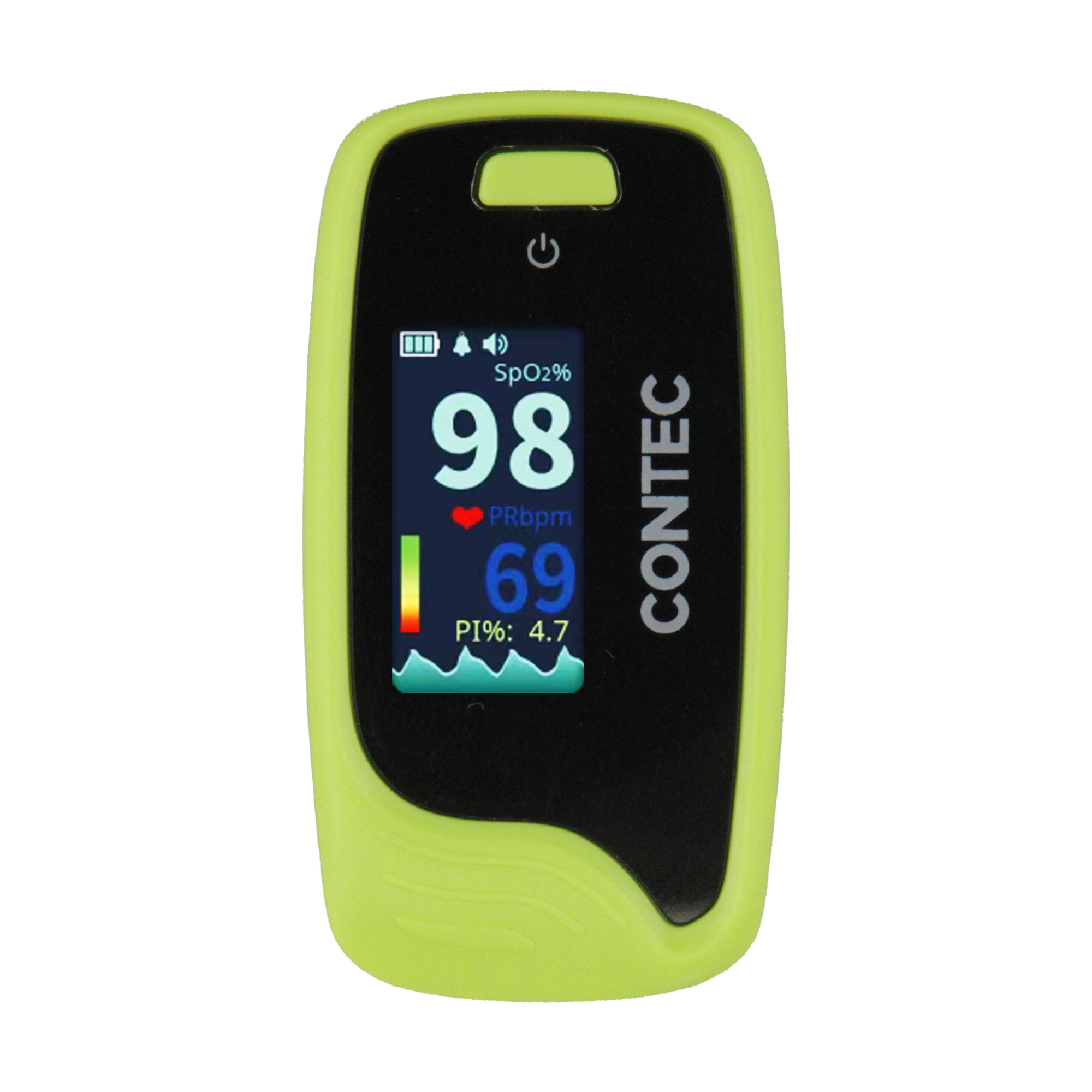 CMS 50-Pro Fingerpulsoximeter - optional mit Sound-Funktion. Kompaktes Gerät zur schnellen, mobile Messung des Sauerstoffgehaltes im Blut und Pulsmessung.