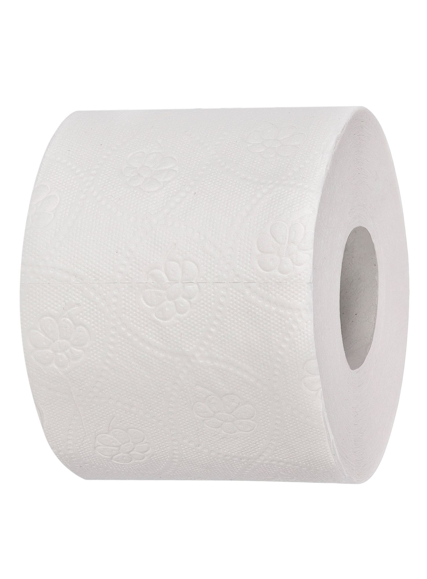 1 Palette Toilettenpapier Kleinrolle, 3-lagig, 250 Blatt, Zellulose 3 x 15,0 g/m², Blatt 9,5 x 11,0 cm, Ø Hülse 4,5cm, Ø Rolle 11,0cm, hochweiß > 80°, 9 x 8 Rollen