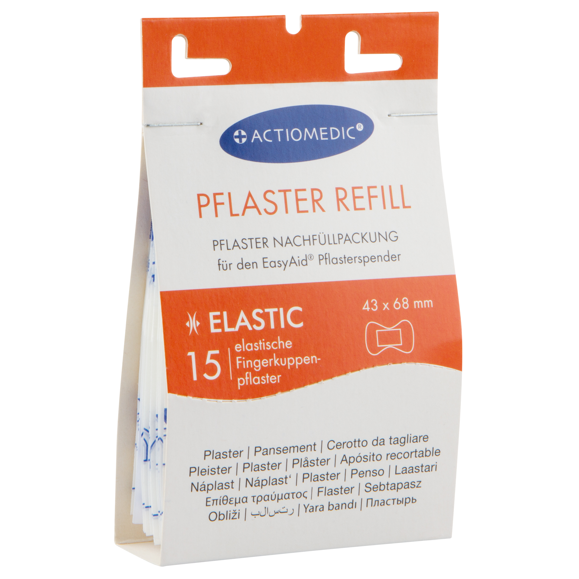 Actiomedic EasyAid Refill ELASTIC Fingerkuppenpflaster 15 Stück