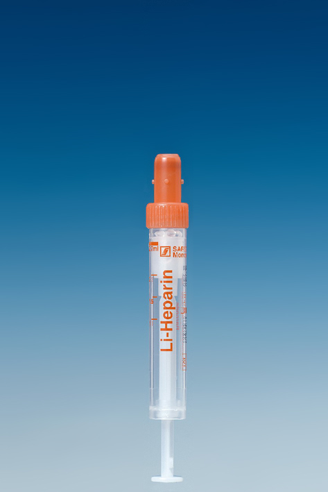 S-Monovetten 2,7 ml, 66 x 11 mm, Lithium-Heparin, steril (50Stck.)