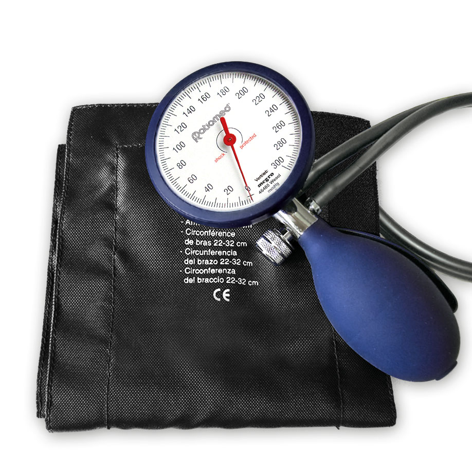 Blutdruckmessgerät ratiomed Doppelschlauch m. Klettenmanschette abw.