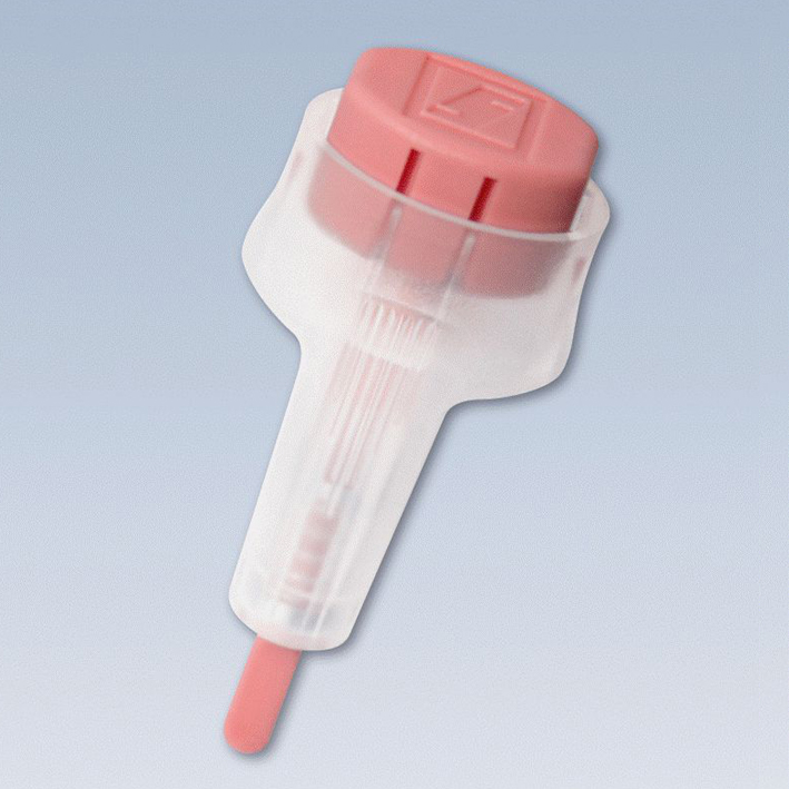 Safety-Lanzetten Neonatal 1,50 mm breit, Tiefe 1,2 mm, rosa (200 Stck.)