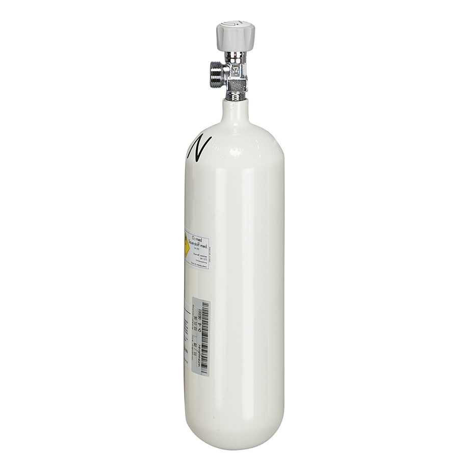 Sauerstoff-Flasche, leer 2,0 Ltr., G 3/4, 200 bar