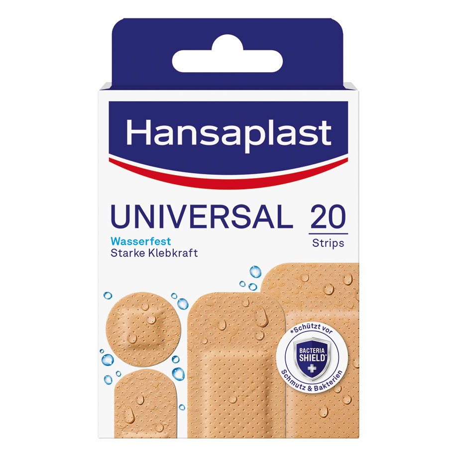 Hansaplast Universal Strips, 4 Größen (20 Stck.)