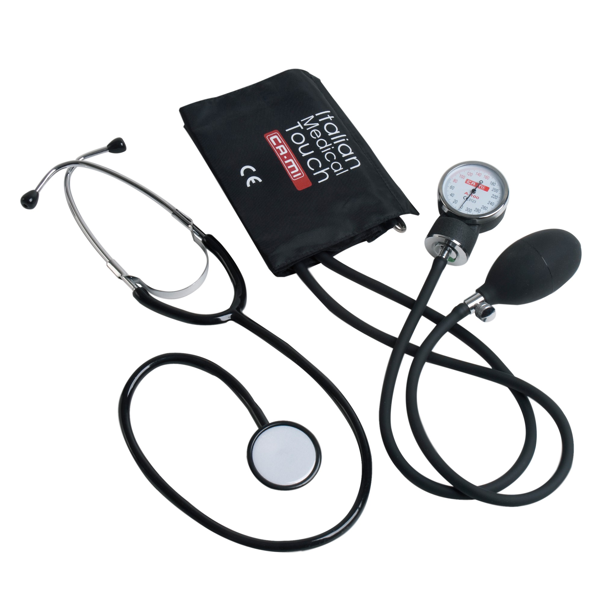 CA-MI A-100 Aneroid Blutdruckmessgerät + Stethoskop