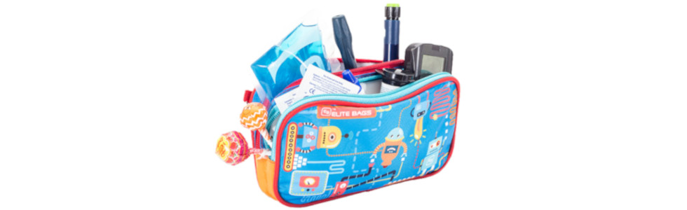 Eine bunte Diabetikertasche für Kinder