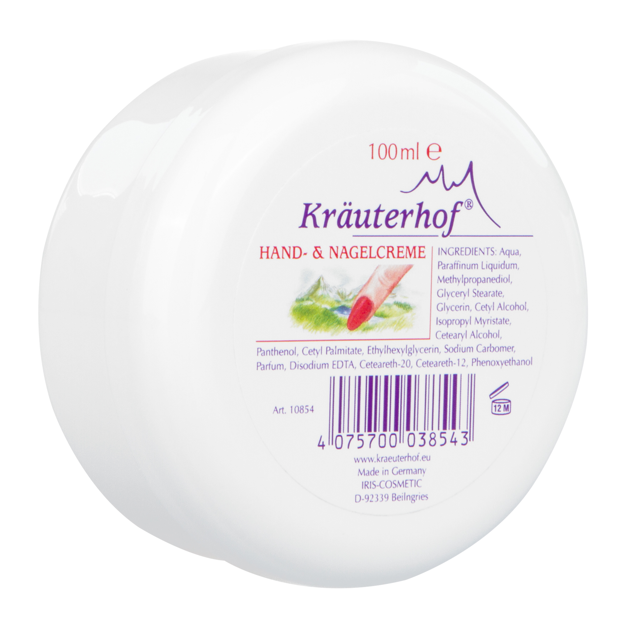 Kräuterhof® Hand- und Nagelcreme 100 ml