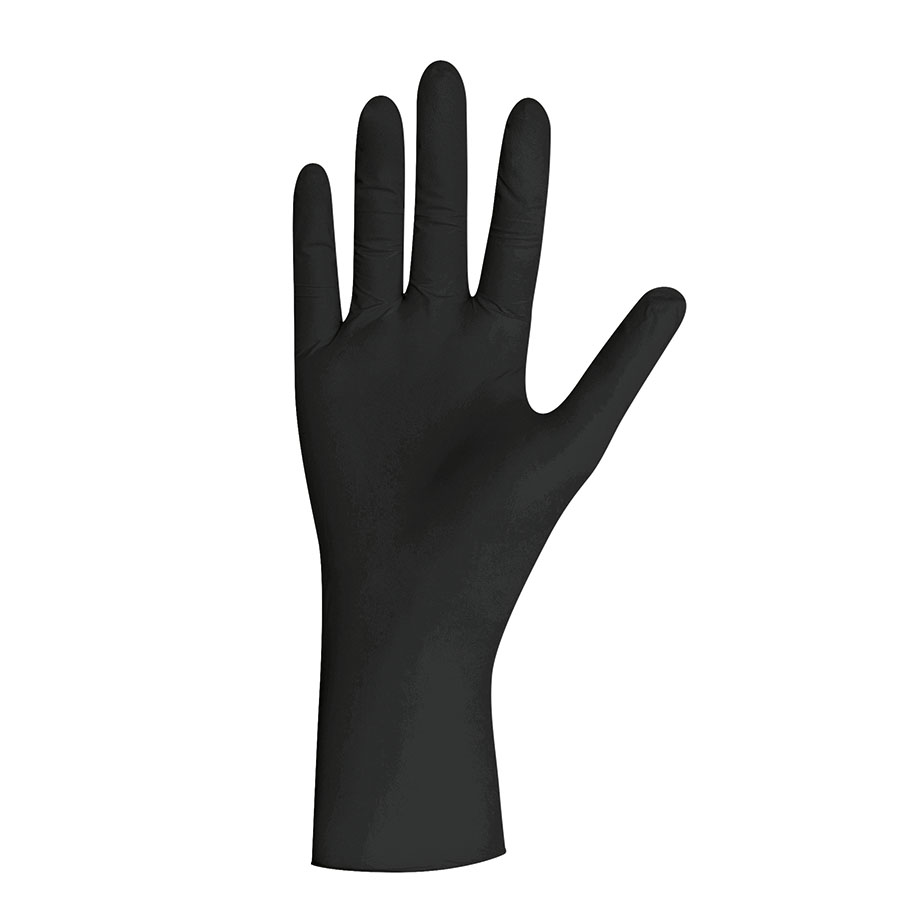 Select Black U.-Handschuhe Gr. S Latex unsteril puderfrei schwarz (100 Stck.)