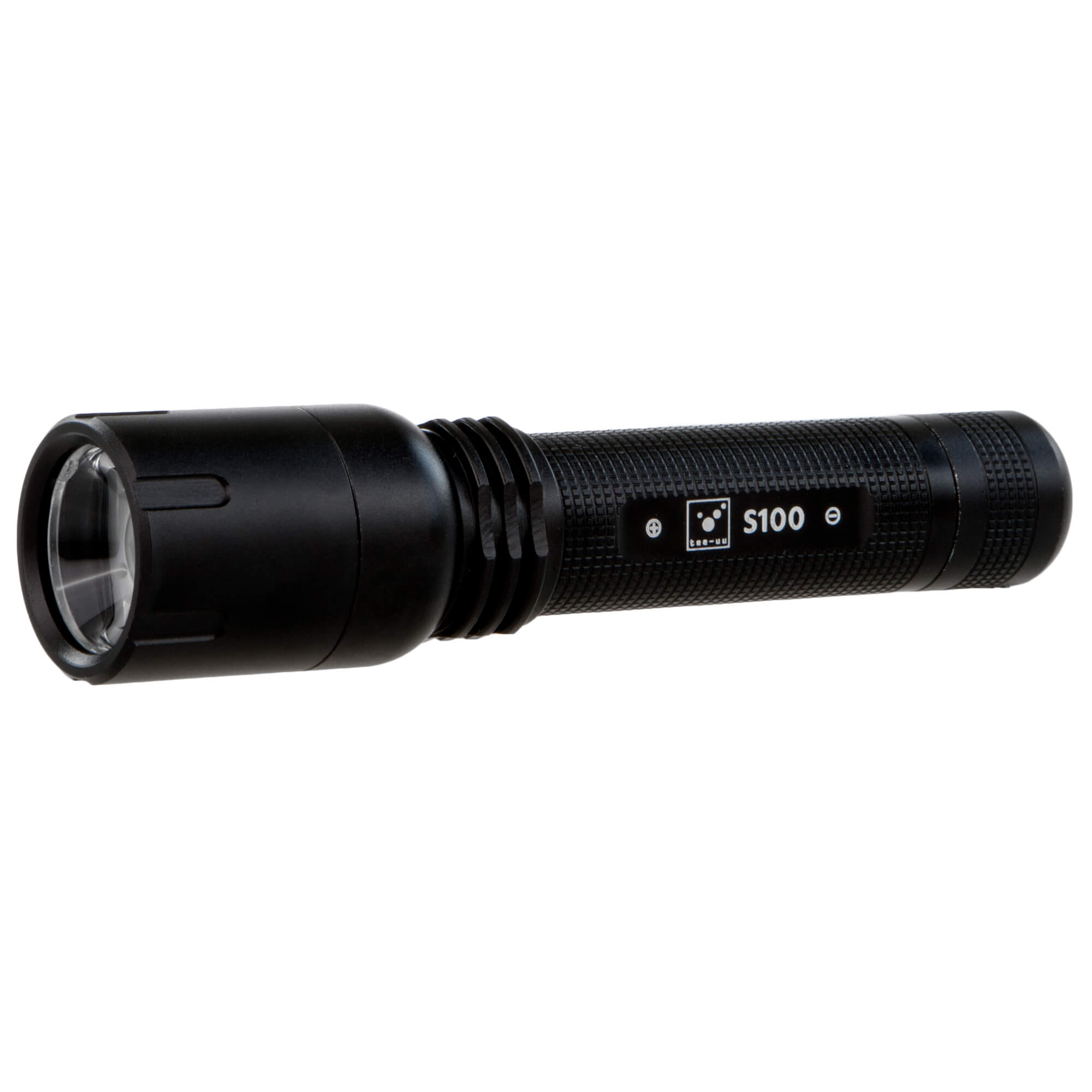 TEE-LIGHT S100 LED-Taschenlampe Schwarz  117 mm