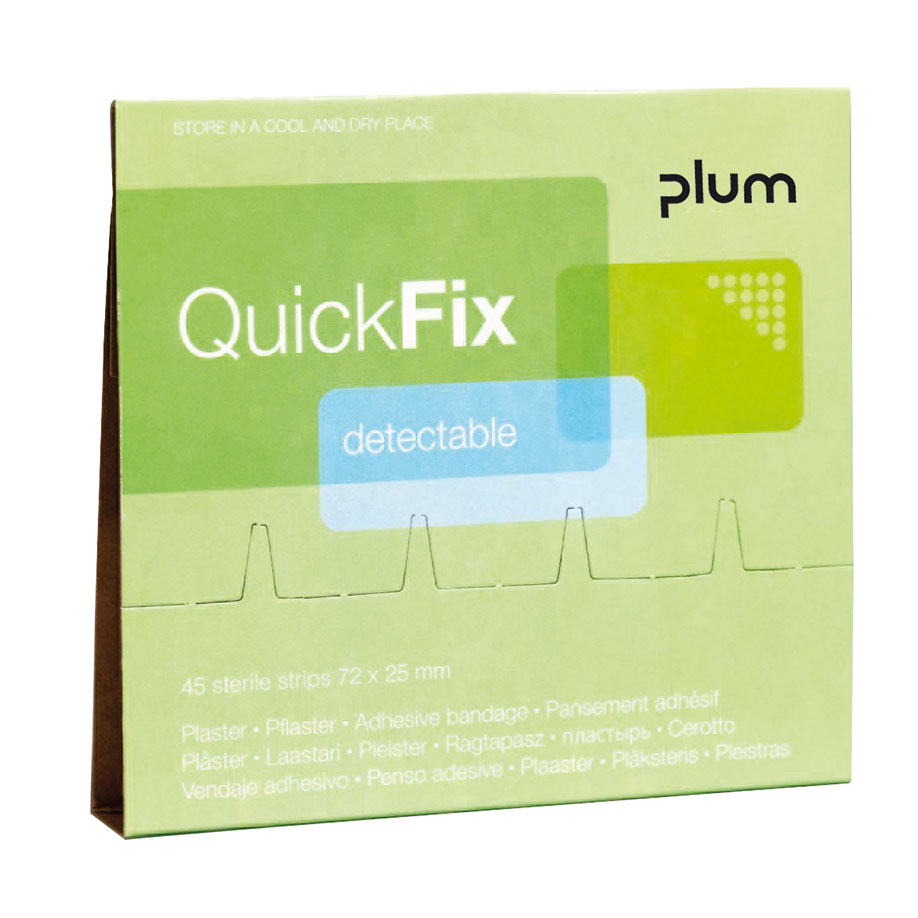 QuickFix Detectable Refill Pflaster (45 Strips)